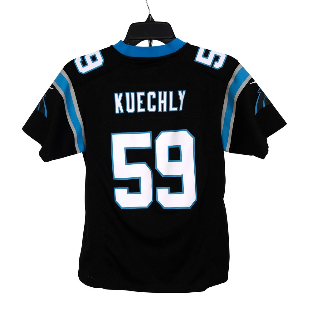 Nike Carolina Panthers Luke Kuechly 59 Jersey Youth Medium Black Football
